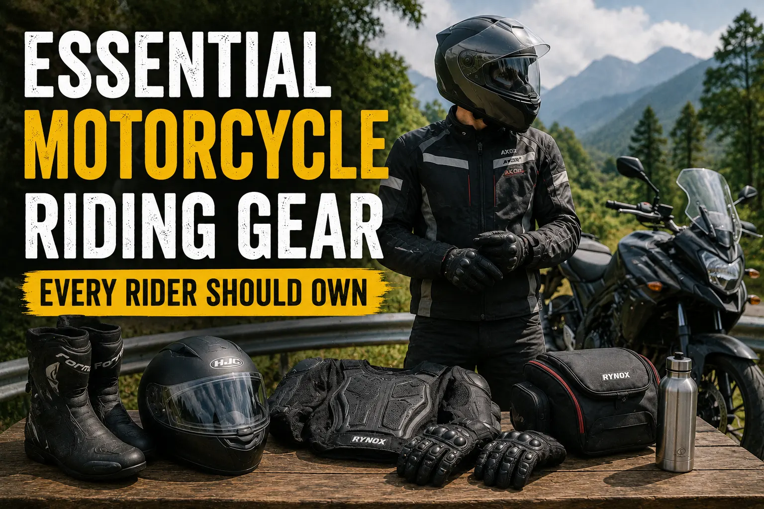 Essential Motorcycle Riding Gear Every Rider Should Own